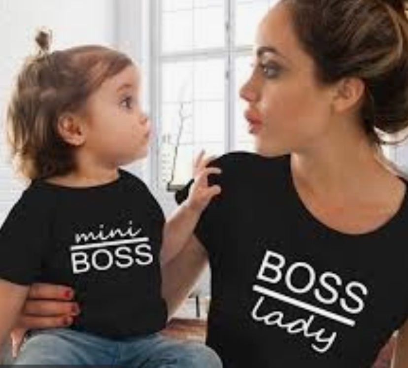 Mini Boss + Boss Lady Tee Set