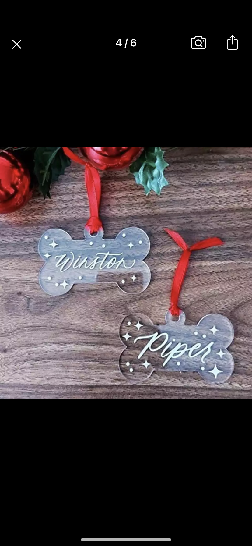 Puppy Dog Ornaments