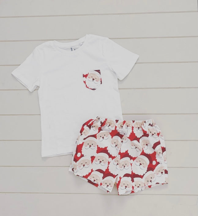 Santa T shirt + Short Set