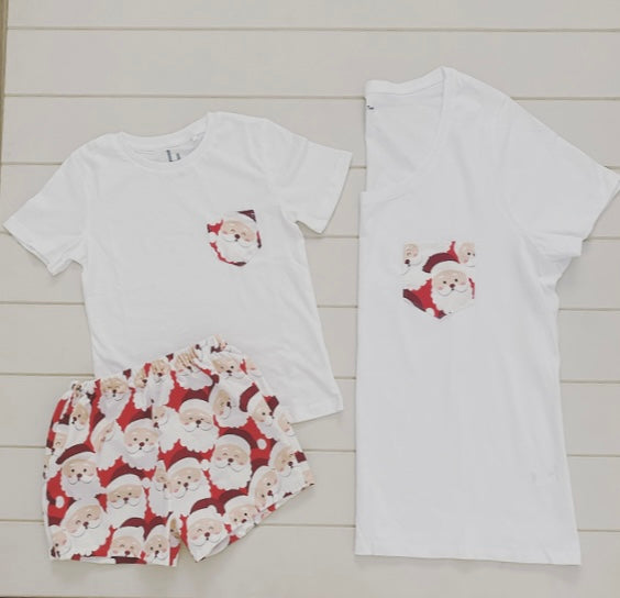 Santa T shirt + Short Set